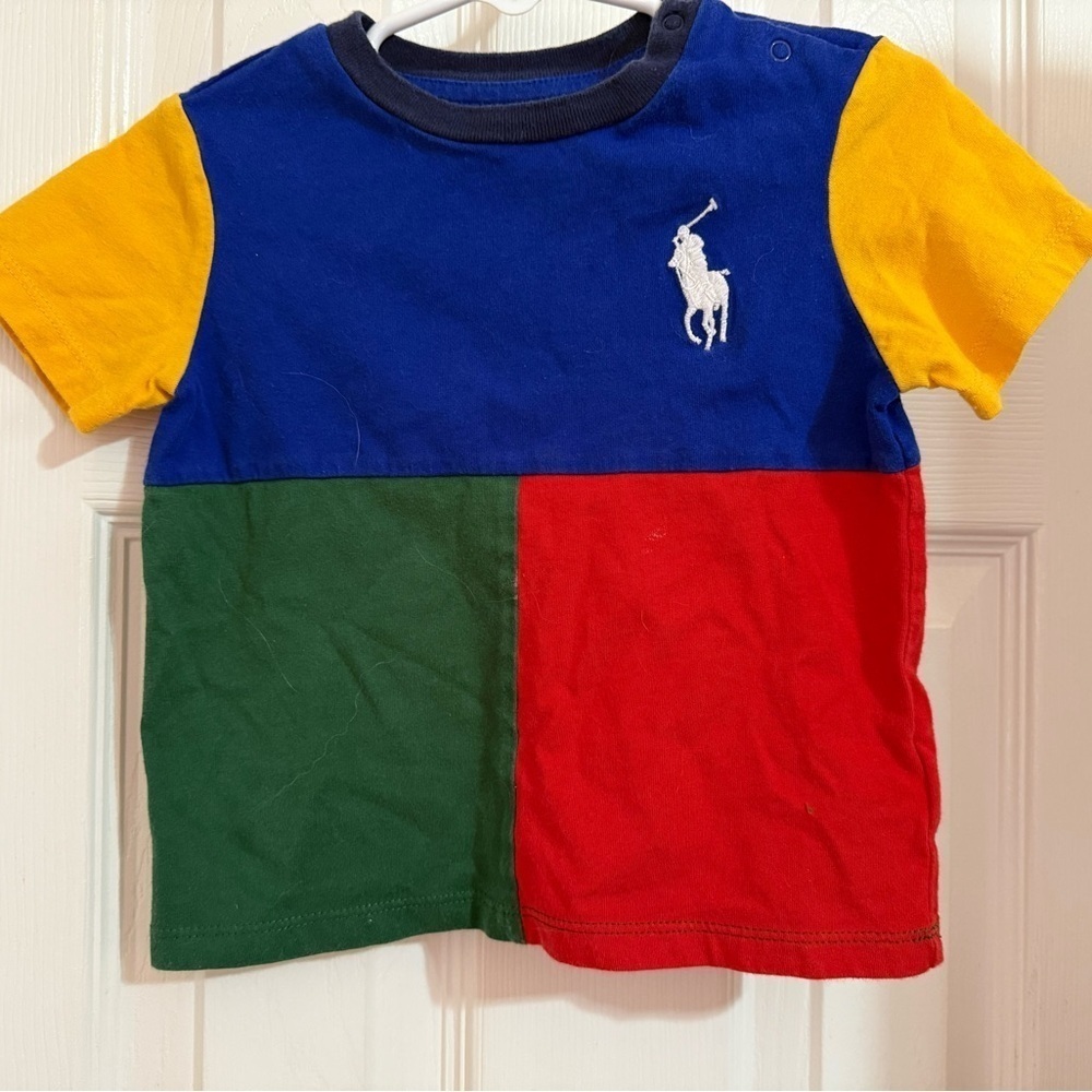 Ralph Lauren Colorblock Short Sleeve Tee